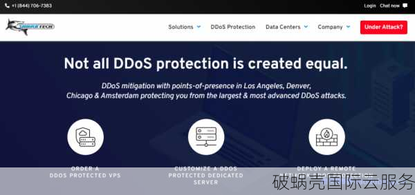 Sharktech云主机：DDoS防护升级至100Gbps