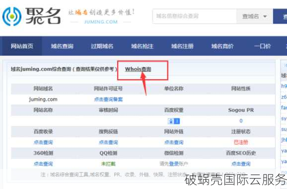 详解域名whois信息及其查询工具：从注册状态到所有者信息一应俱全